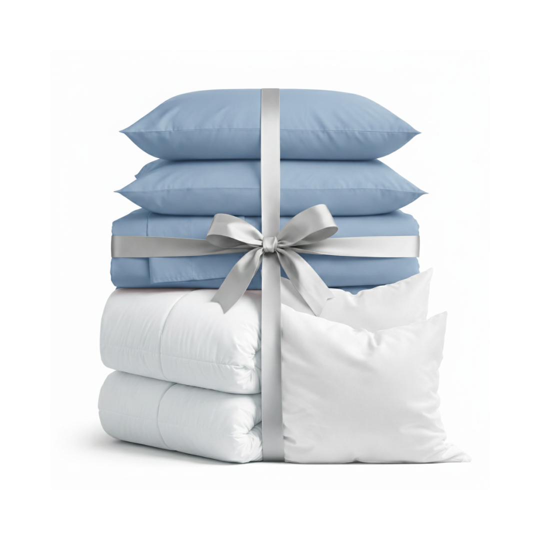Luxus Lyocell Komplett-Set: Ice Blue