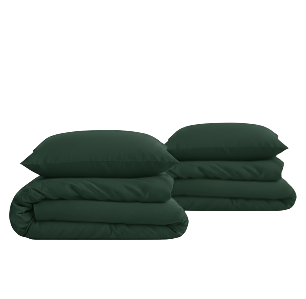Luxus Lyocell Couple Bettwäsche-set: Royal Green
