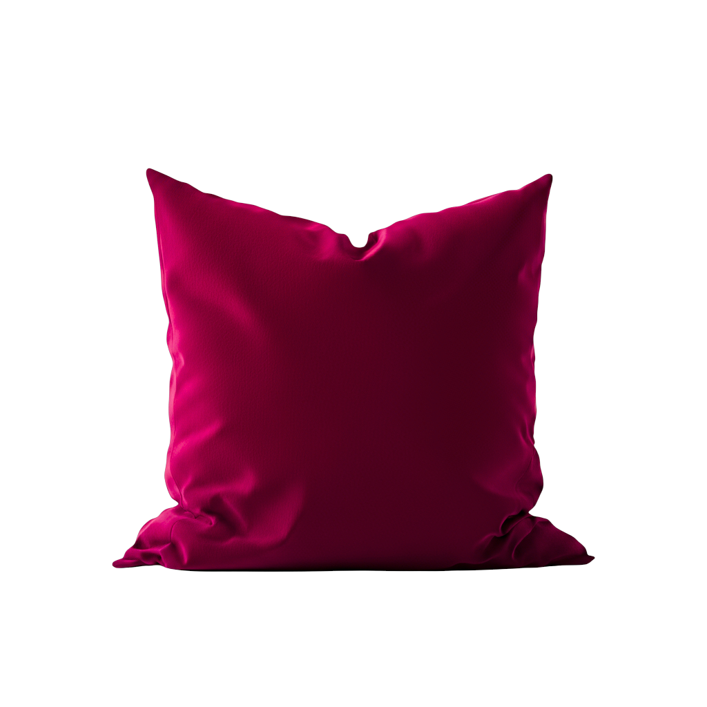 Luxus Lyocell Kissenbezug Berry Red. 100 % Lyocell, 40 x 80 cm