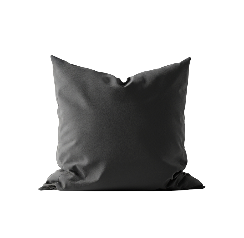 Luxus Lyocell Kissenbezug Night Grey. 100 % Lyocell, 40 x 80 cm