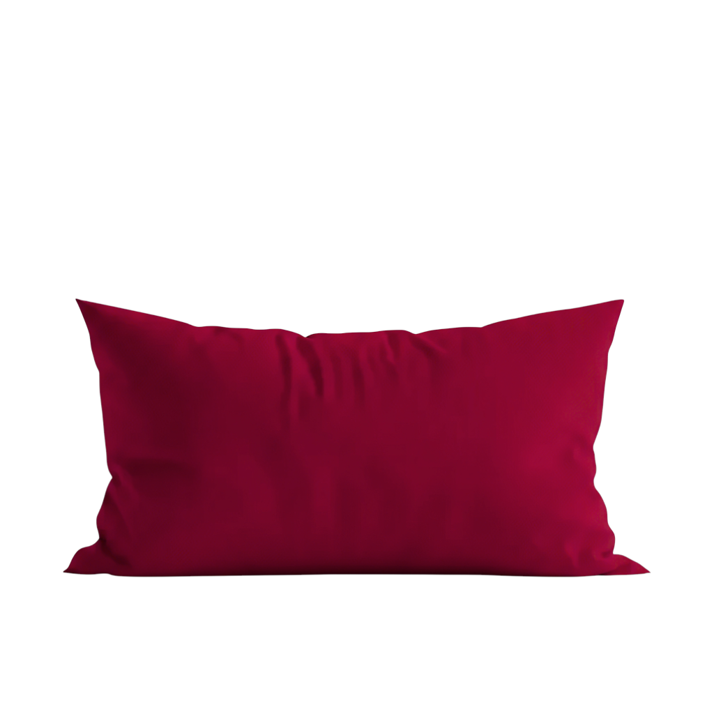 Luxus Lyocell Kissenbezug: Ruby Red