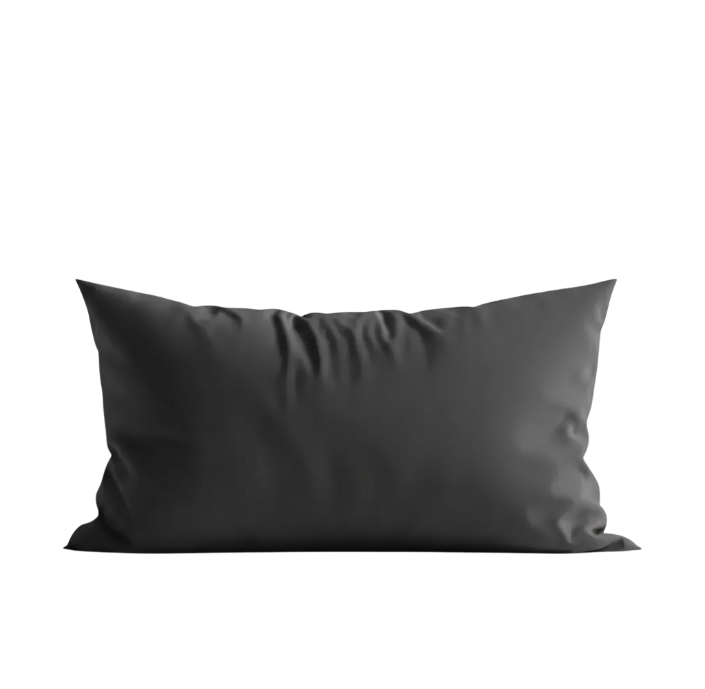 Luxus Lyocell Kissenbezug: Night Grey