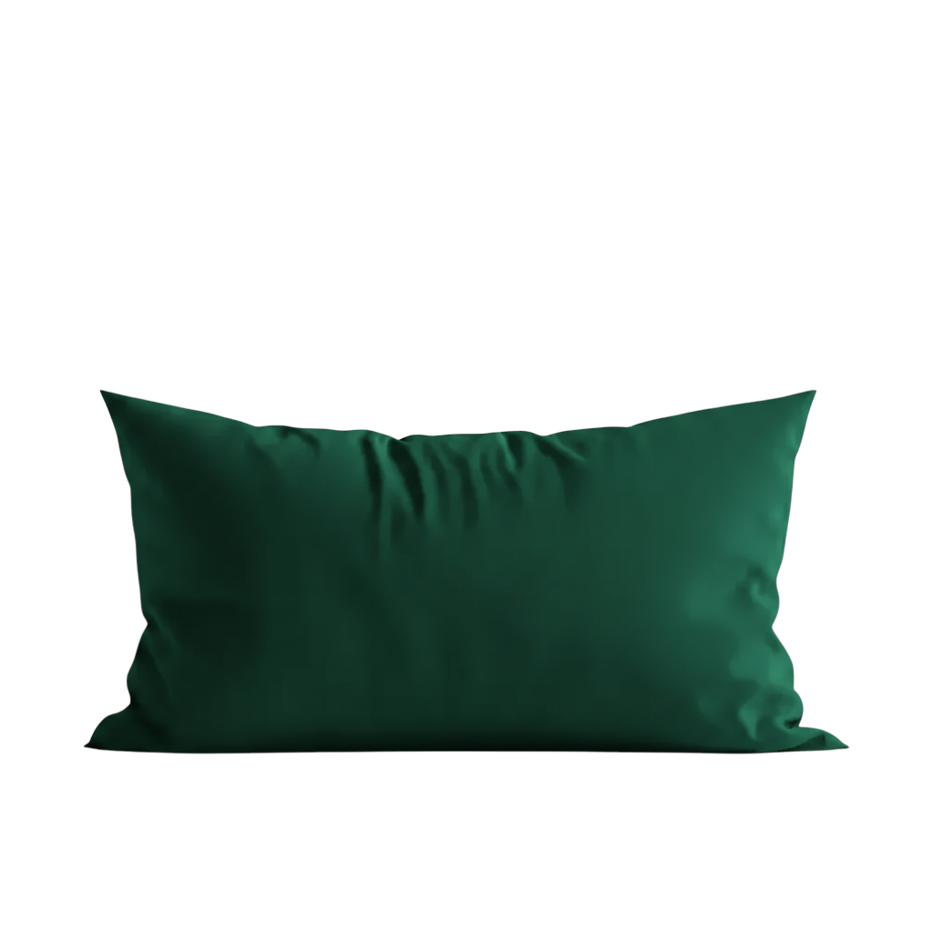 Luxus Lyocell Kissenbezug: Emerald Green