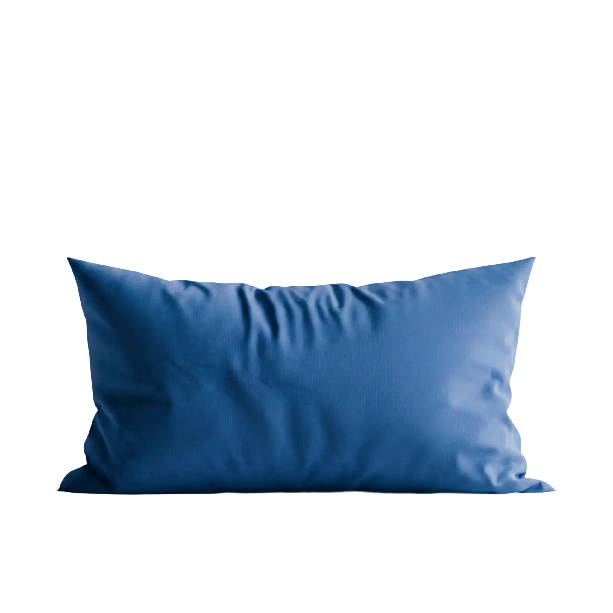Luxus Lyocell Kissenbezug Marine 40x40cm