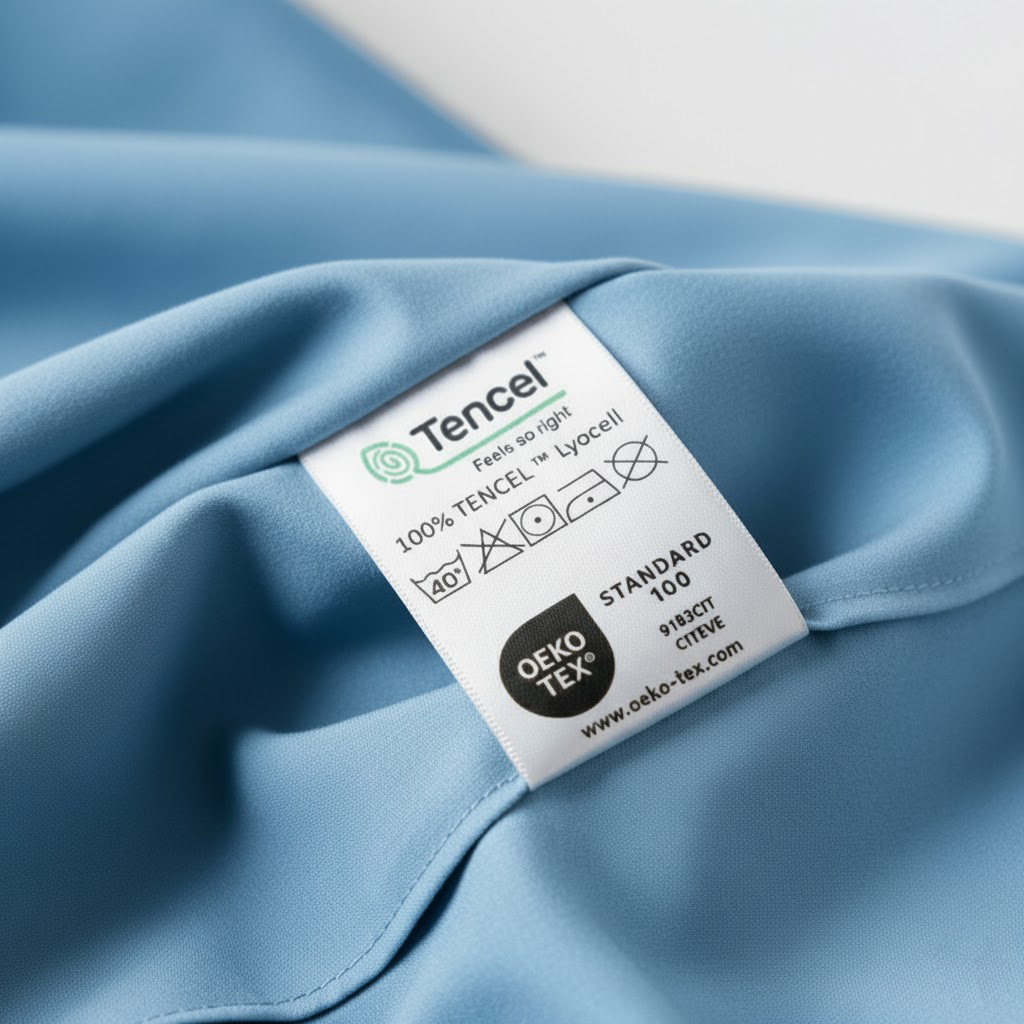 Luxus Lyocell Spannbettlaken: Ice Blue