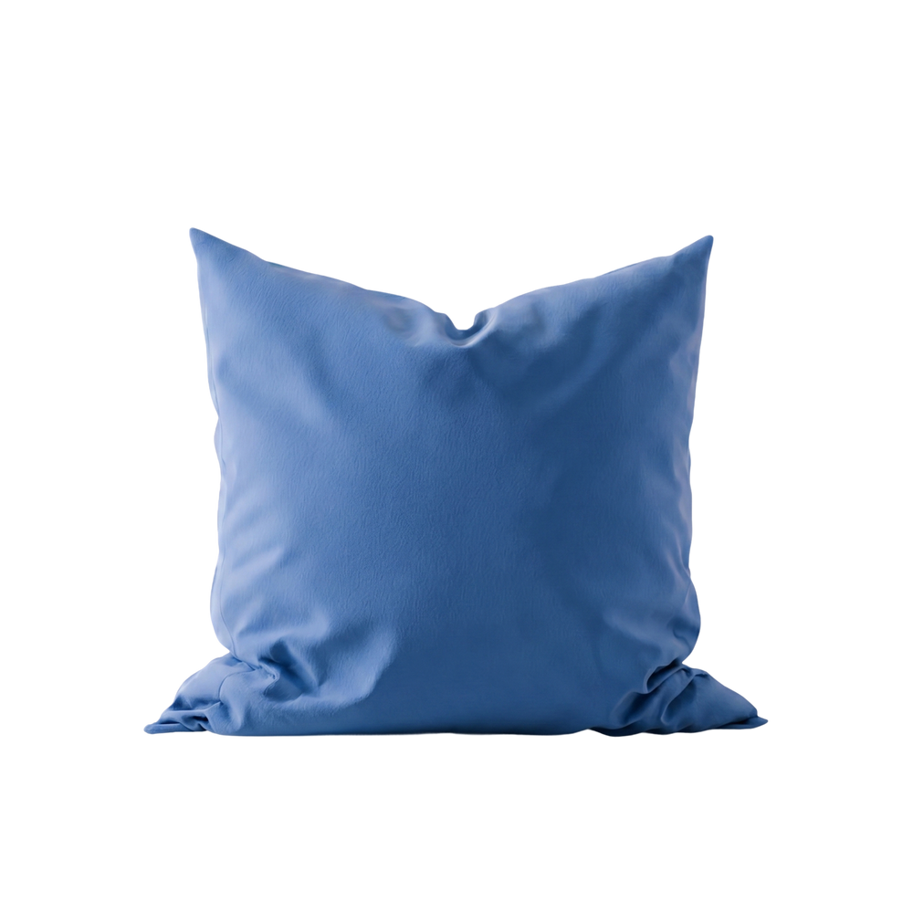 Luxus Lyocell Kissenbezug Marine 80x40cm