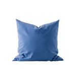 Luxus Lyocell Kissenbezug Marine 80x40cm