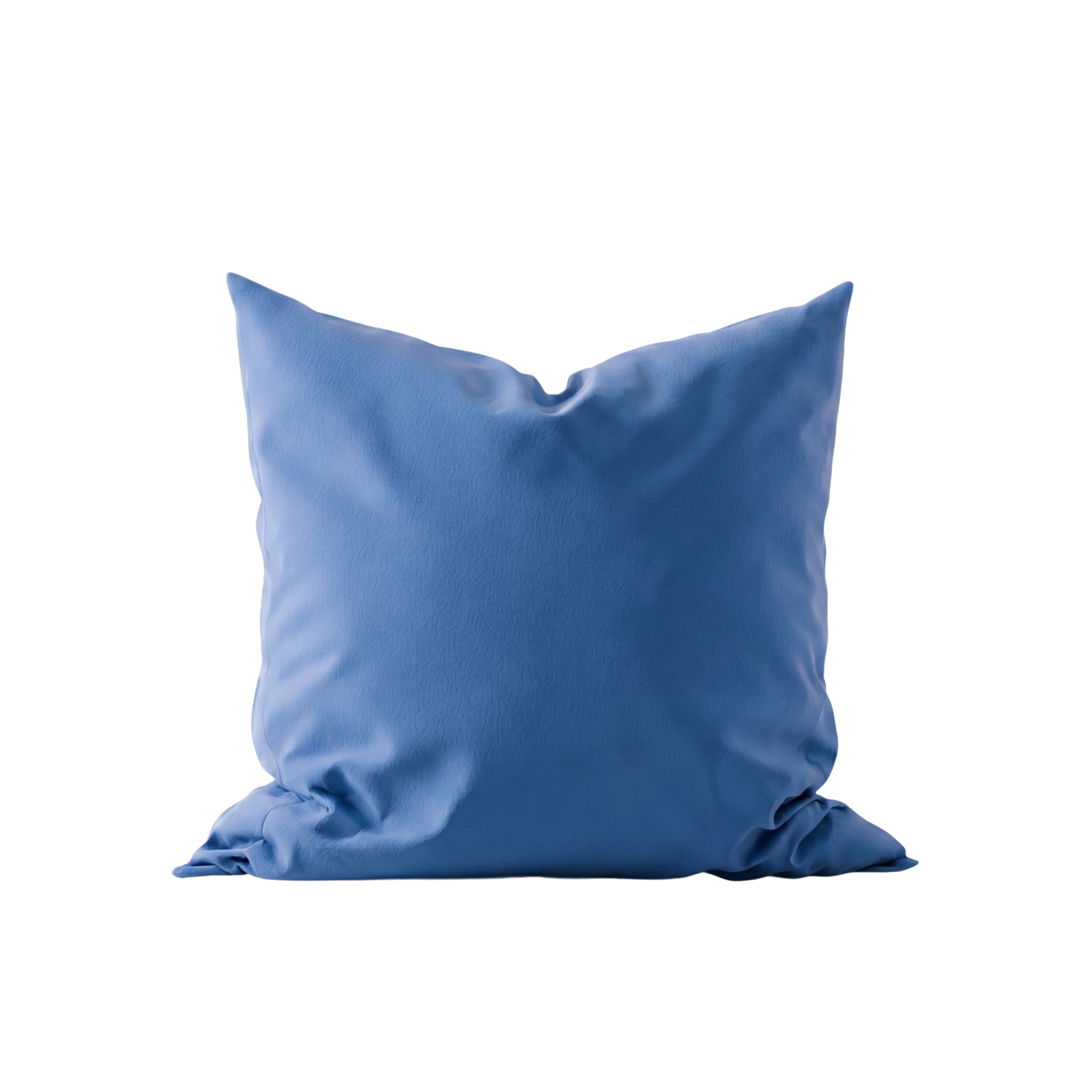 Luxus Lyocell Kissenbezug Marine 80x40cm