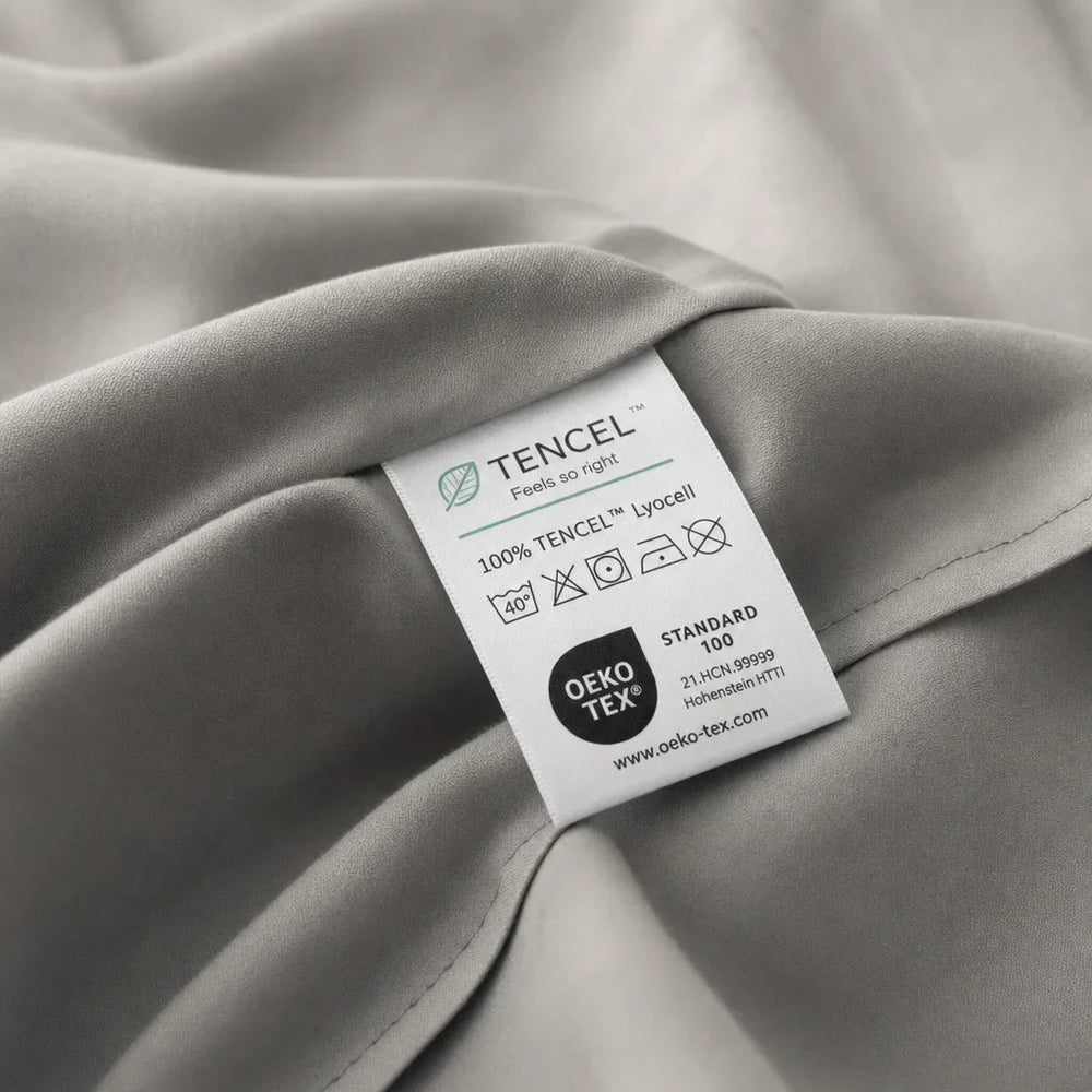 Luxus Lyocell Bettwäsche-set: Sage Grey