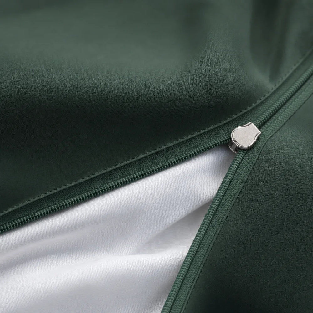 Luxus Lyocell Couple Bettwäsche-set: Royal Green