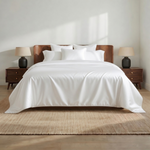 Luxus Lyocell Couple Bettwäsche-set: Shiny White