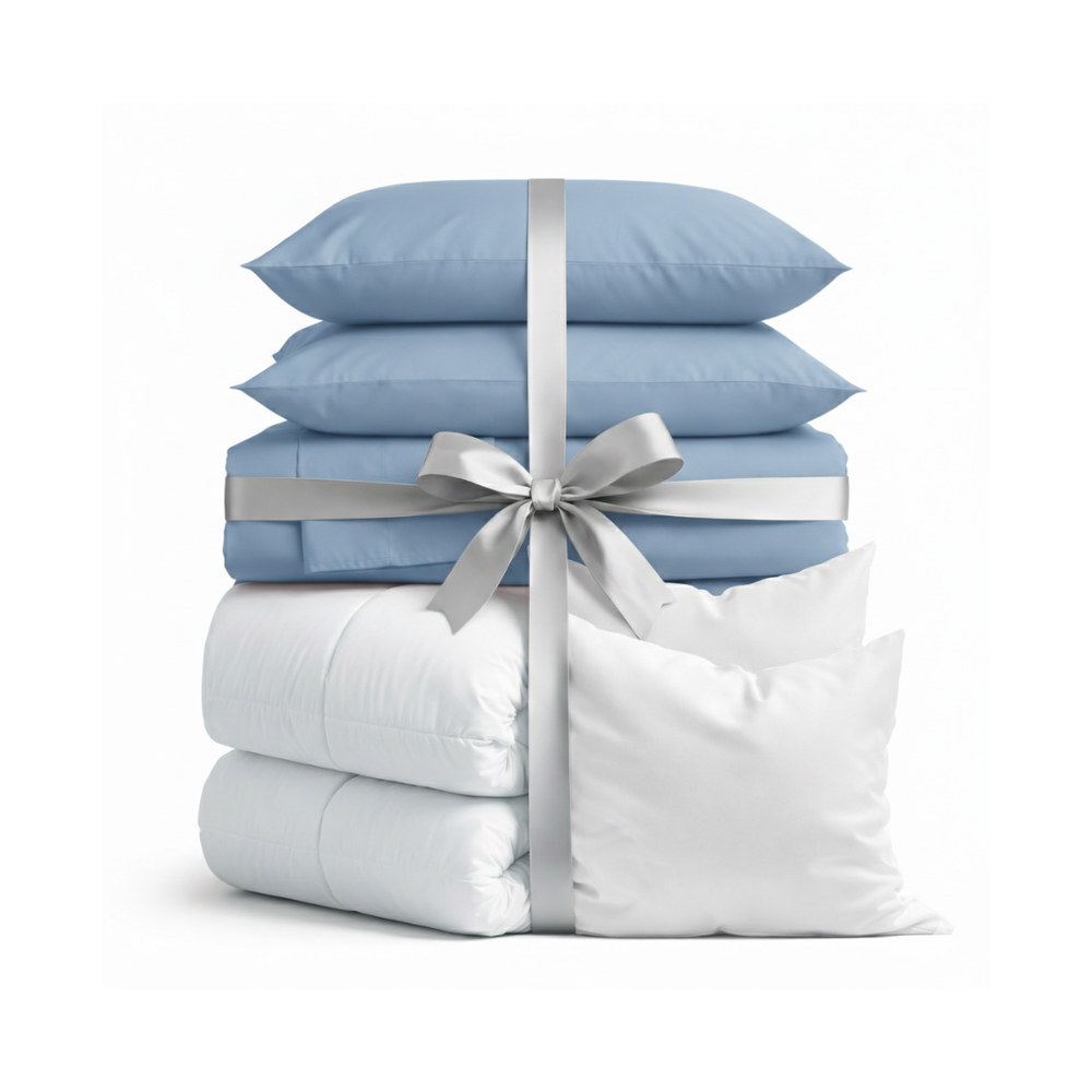 Luxus Lyocell Komplett-Set: Ice Blue