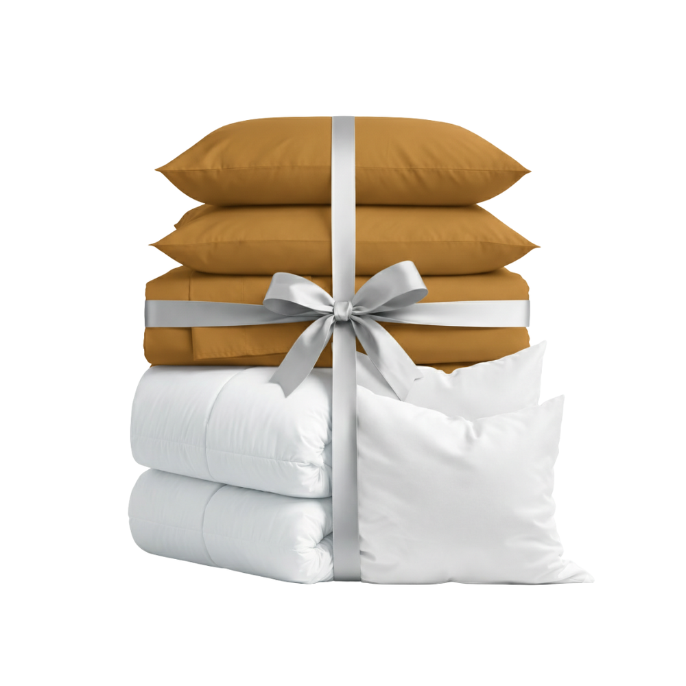 Luxus Lyocell Komplett-Set: Coffee Brown