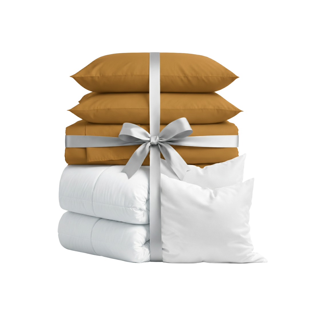 Luxus Lyocell Komplett-Set: Coffee Brown