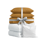 Luxus Lyocell Komplett-Set: Coffee Brown