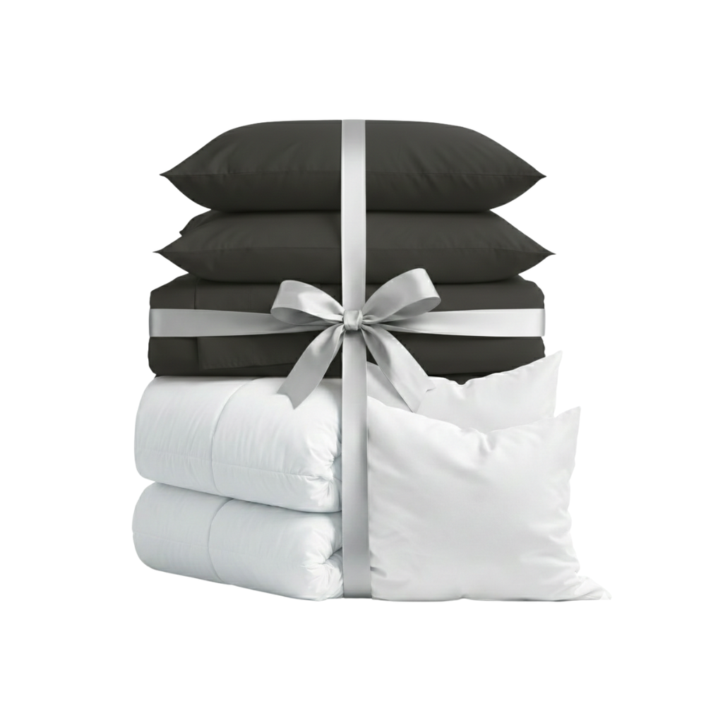 Luxus Lyocell Komplett-Set: Night Grey