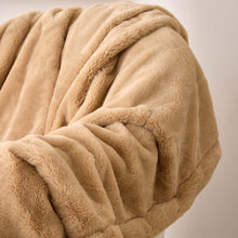 Luxus Flauschdecke: Latte