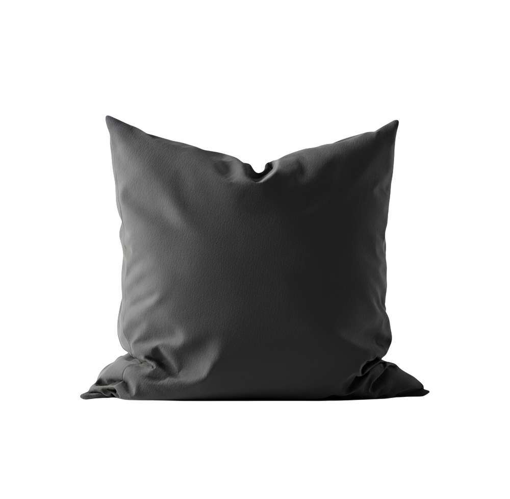 Luxus Lyocell Kissenbezug Night Grey. 100 % Lyocell, 40 x 80 cm