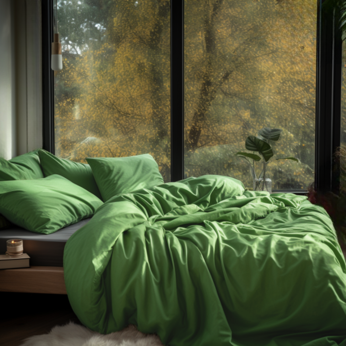 Luxus Lyocell Bettwäsche: Gentle Green