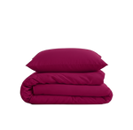Luxus Lyocell Bettwäsche-set: Berry Red