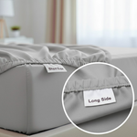 Luxus Lyocell Spannbettlaken: Stone Grey