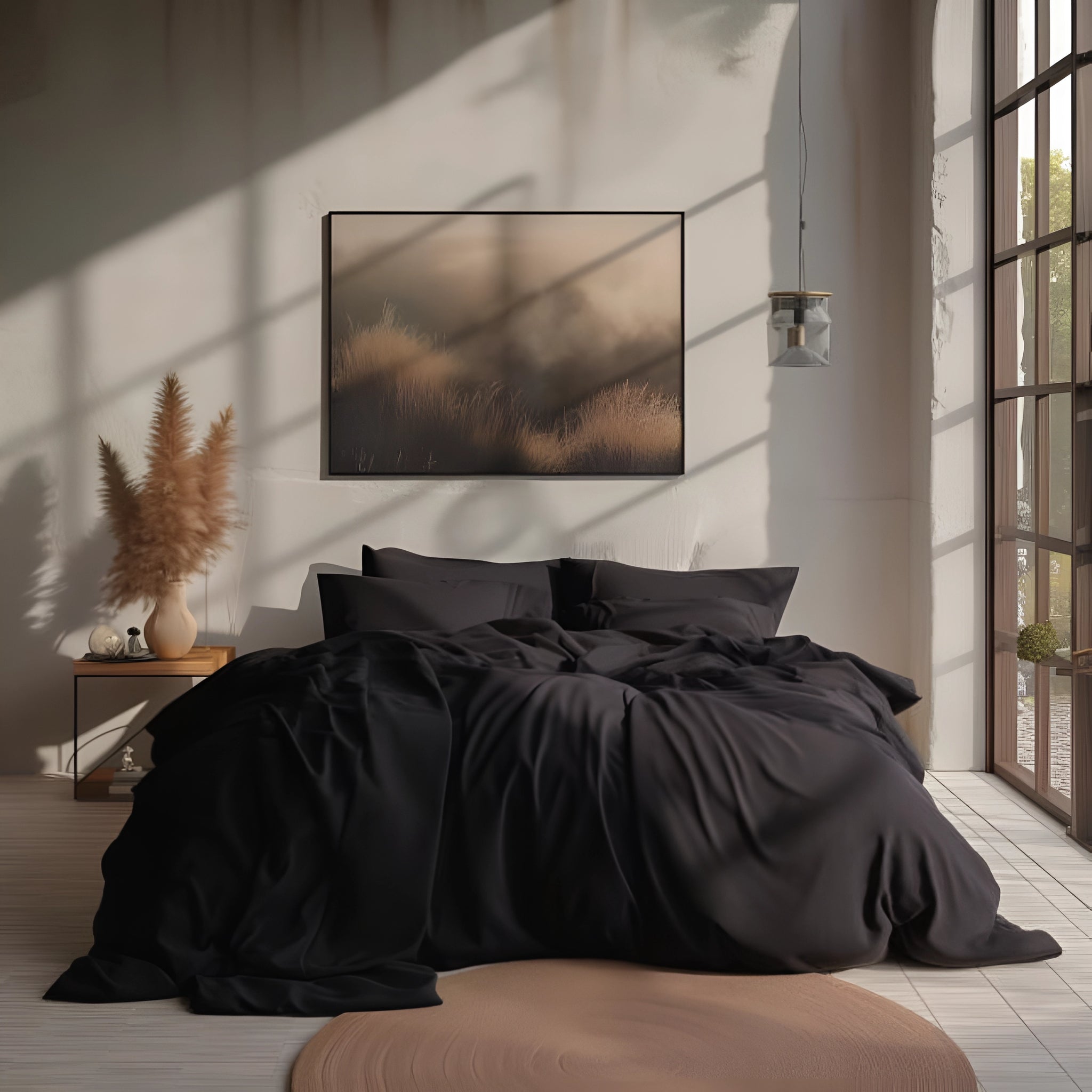 Luxuriöse 100 Lyocell Bettwäsche (TENCEL™) Night Grey COZY HEAVEN