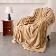 Luxus Flauschdecke: Latte