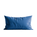 Luxus Lyocell Kissenbezug Marine 40x40cm