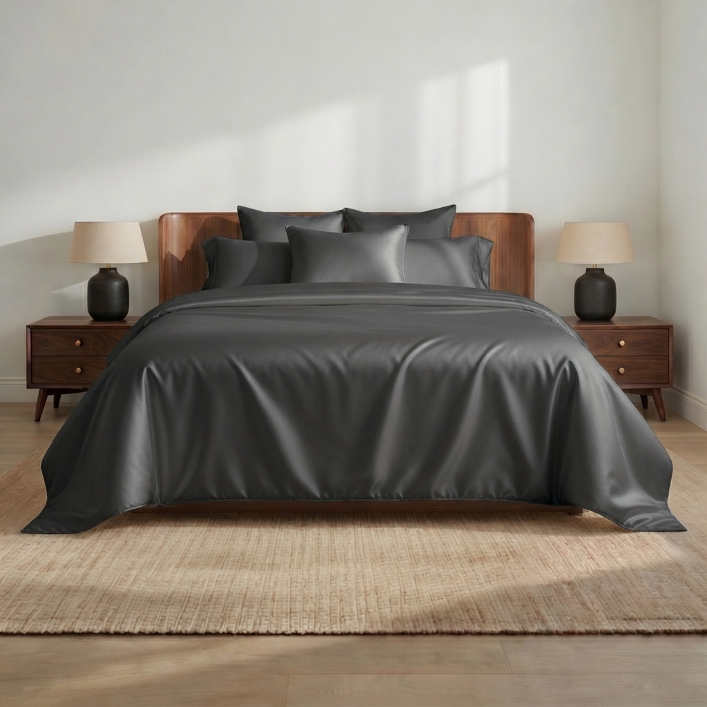 Bettwäsche-set Front - Night Grey
