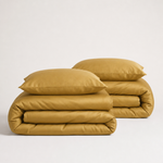 Luxus Lyocell Couple Bettwäsche-set: Coffee Brown
