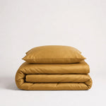 Luxus Lyocell Bettwäsche-Set Coffee Brown. 100 % Lyocell, 135 x 200 cm