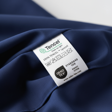 Luxus Lyocell Spannbettlaken: Deep Blue