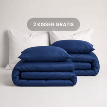 Luxus Lyocell Couple Bettwäsche-set: Deep Blue