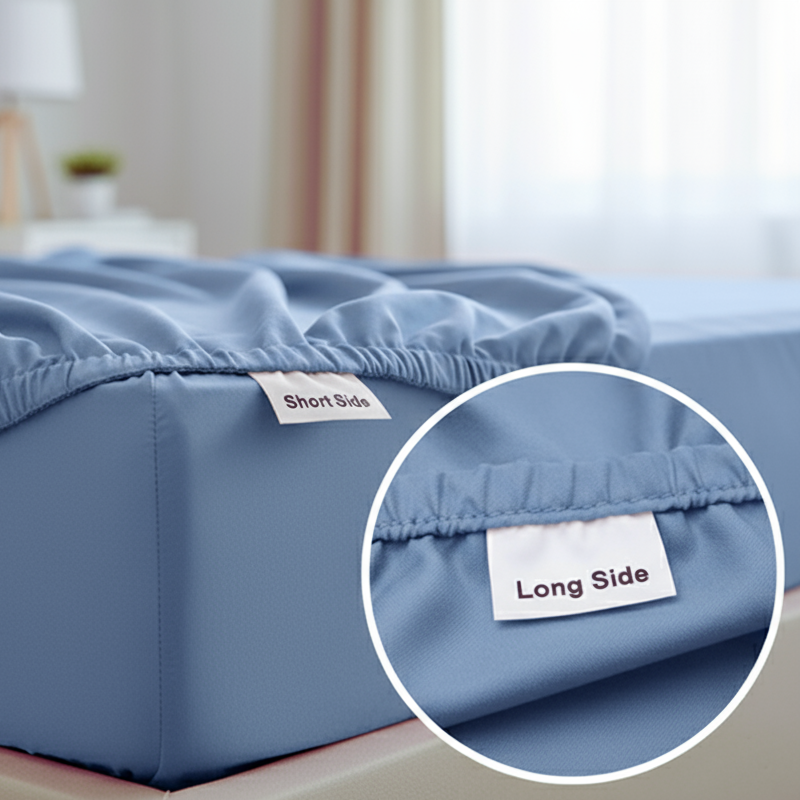 Luxus Lyocell Spannbettlaken: Ice Blue
