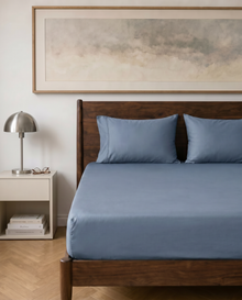 Cozy Heaven Lyocell Spannbettlaken Marine — hero