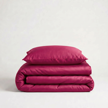 Luxus Lyocell Bettwäsche-set: Berry Red