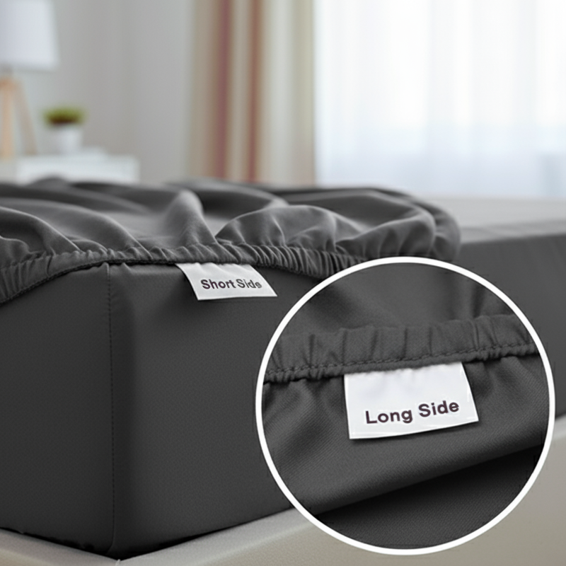 Luxus Lyocell Spannbettlaken: Night Grey