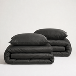 Luxus Lyocell Couple Bettwäsche-set: Night Grey