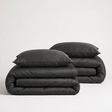 Luxus Lyocell Couple Bettwäsche-set: Night Grey