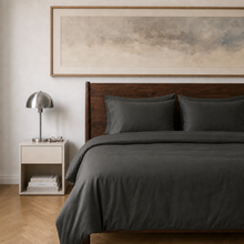 Luxus Lyocell Couple Bettwäsche-set: Night Grey