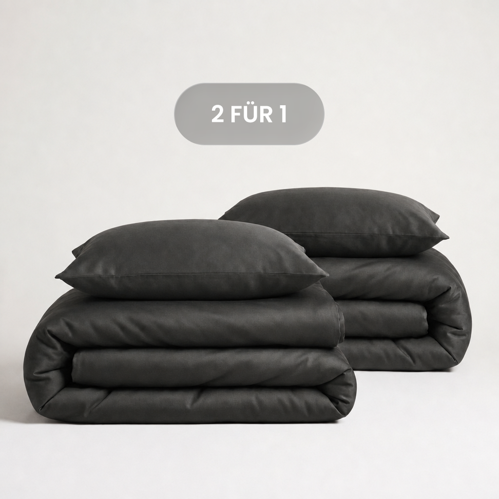 Luxus Lyocell Bettwäsche-set: Night Grey