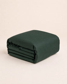 Luxus Lyocell Spannbettlaken Royal Green. 100 % Lyocell, 100 x 200 cm