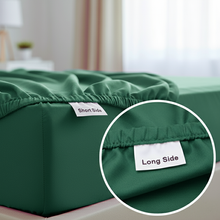 Luxus Lyocell Spannbettlaken: Royal Green