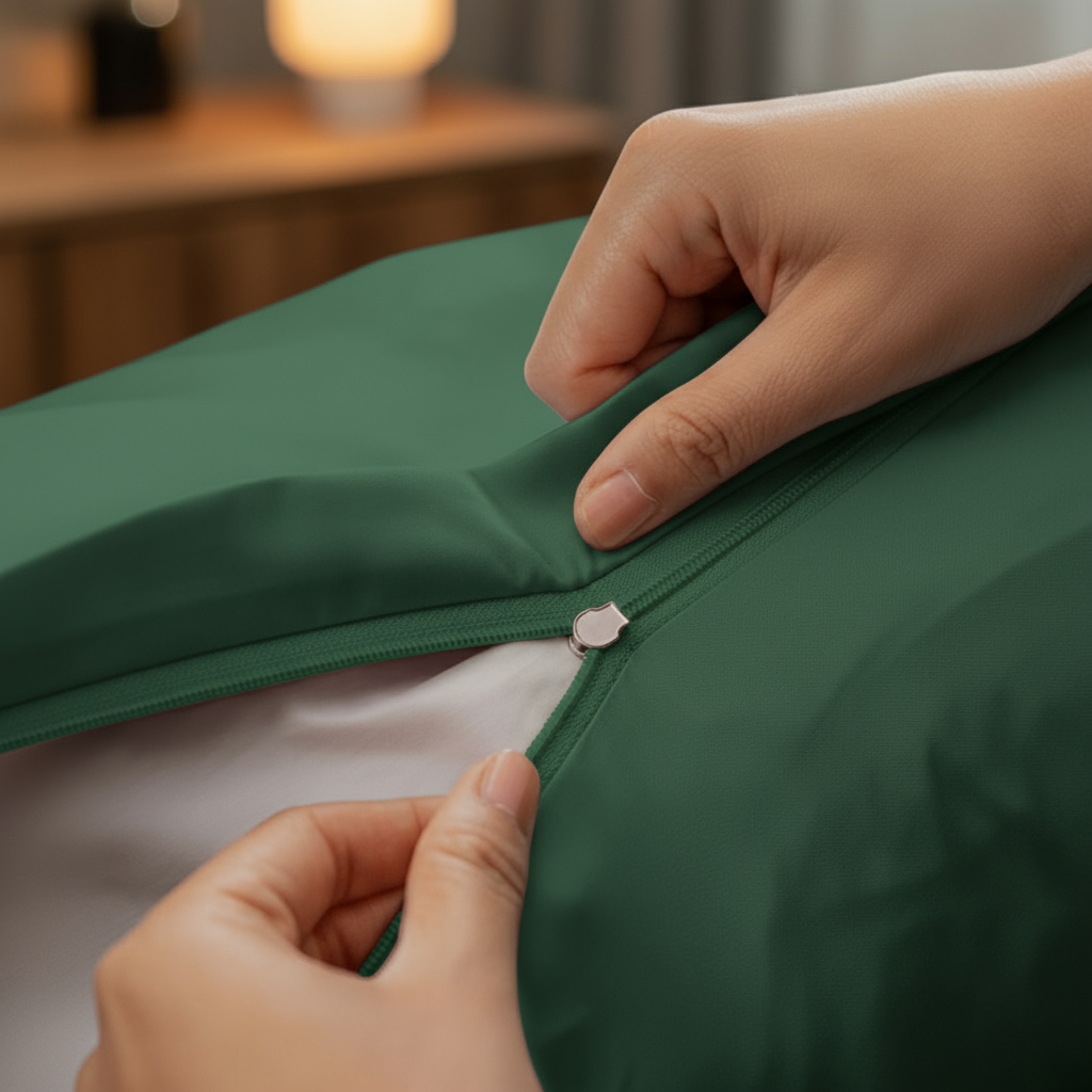 Luxus Lyocel Bettwäsche-set: Royal Green