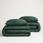 Luxus Lyocell Couple Bettwäsche-set: Royal Green