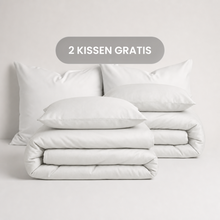 Luxus Lyocell Couple Bettwäsche-set: Shiny White