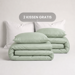 Luxus Lyocell Couple Bettwäsche-set: Soft Mint