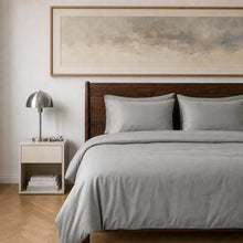 Luxus Lyocell Kissenbezug: Stone Grey