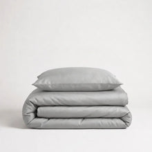 Luxus Lyocell Bettwäsche-Set Stone Grey. 100 % Lyocell, 135 x 200 cm