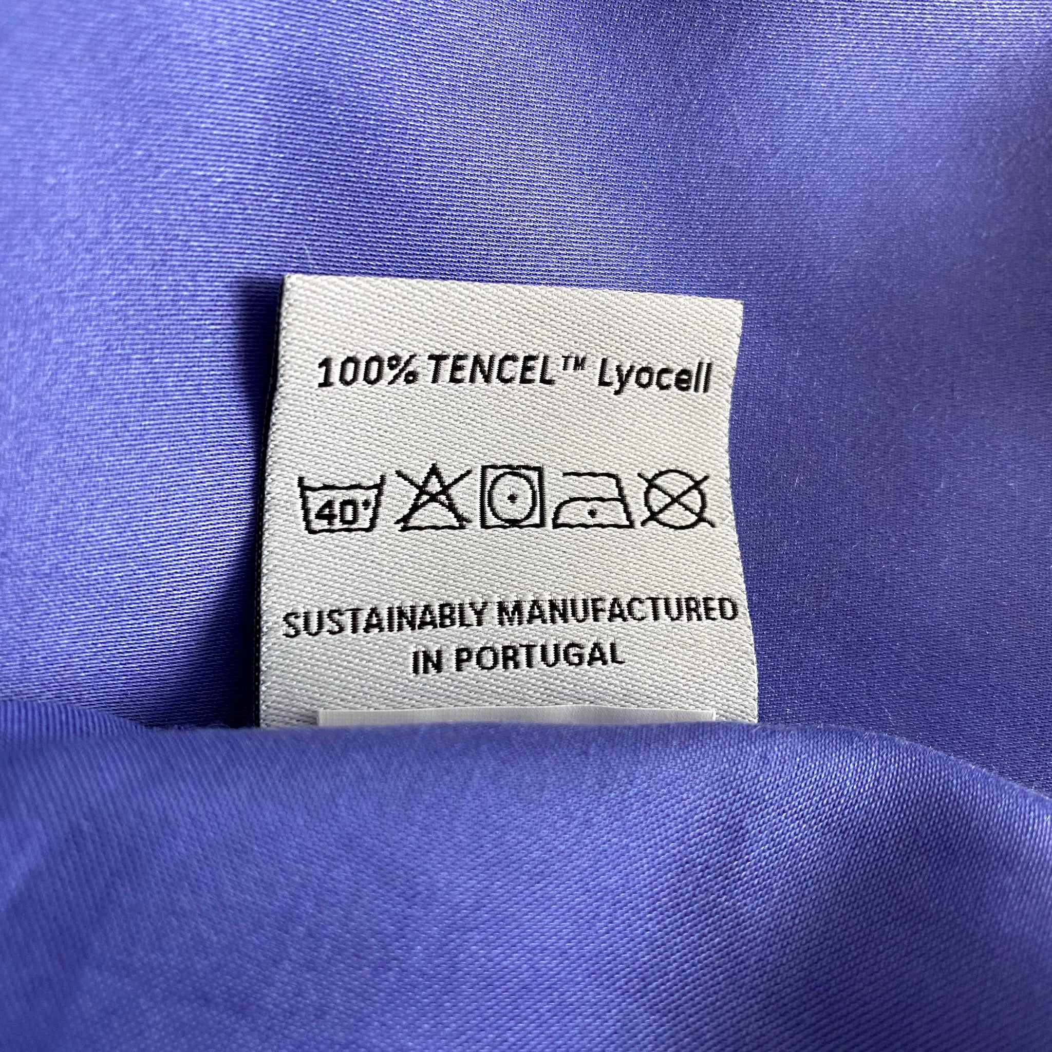 Waschlabel Eukalyptus Bettwäsche 100% Tencel Lyocell hergestellt in Portugal von COZY HEAVEN